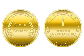 Beratermünze Gold individuell geprägt