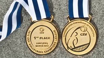 individualisierte Sportmedaille Gold