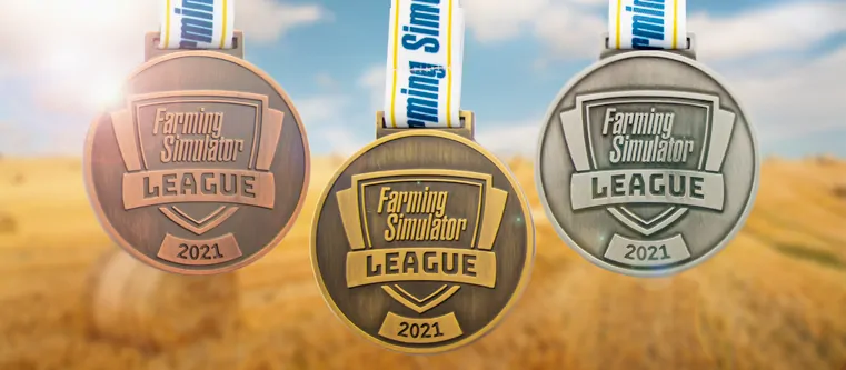 Farming Simulator Medaillen, Gold, Silber, Bronze