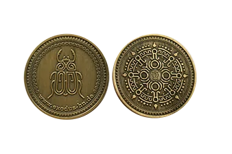 Espace Room Münze mit Logo