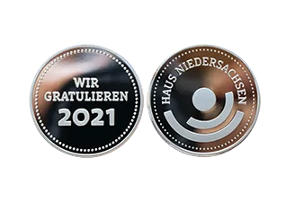 Silberne "Haus Niedersachsen" Münze