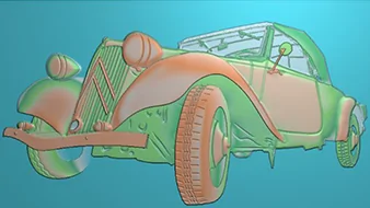 Citröen Münze Produktionsgrafik