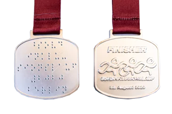 Inklusionslaufmedaille Berlin 2020 Ansichten