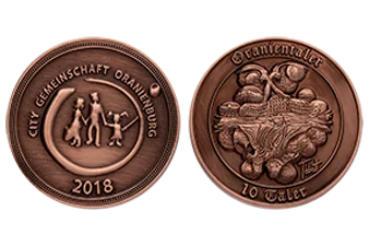 Stadttaler Oranienburg geprägt Antik