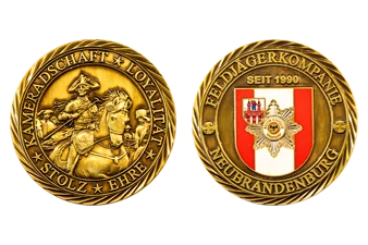 Individueller Kompaniecoin Antik Hartemaille