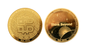 Individuelle Goldmünze Bitcoin