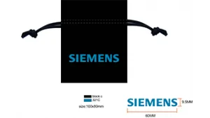 Münz-Samtbeutel mit Logodruck