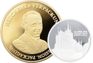 999 Feinsilber und 24k Goldmünzen Image